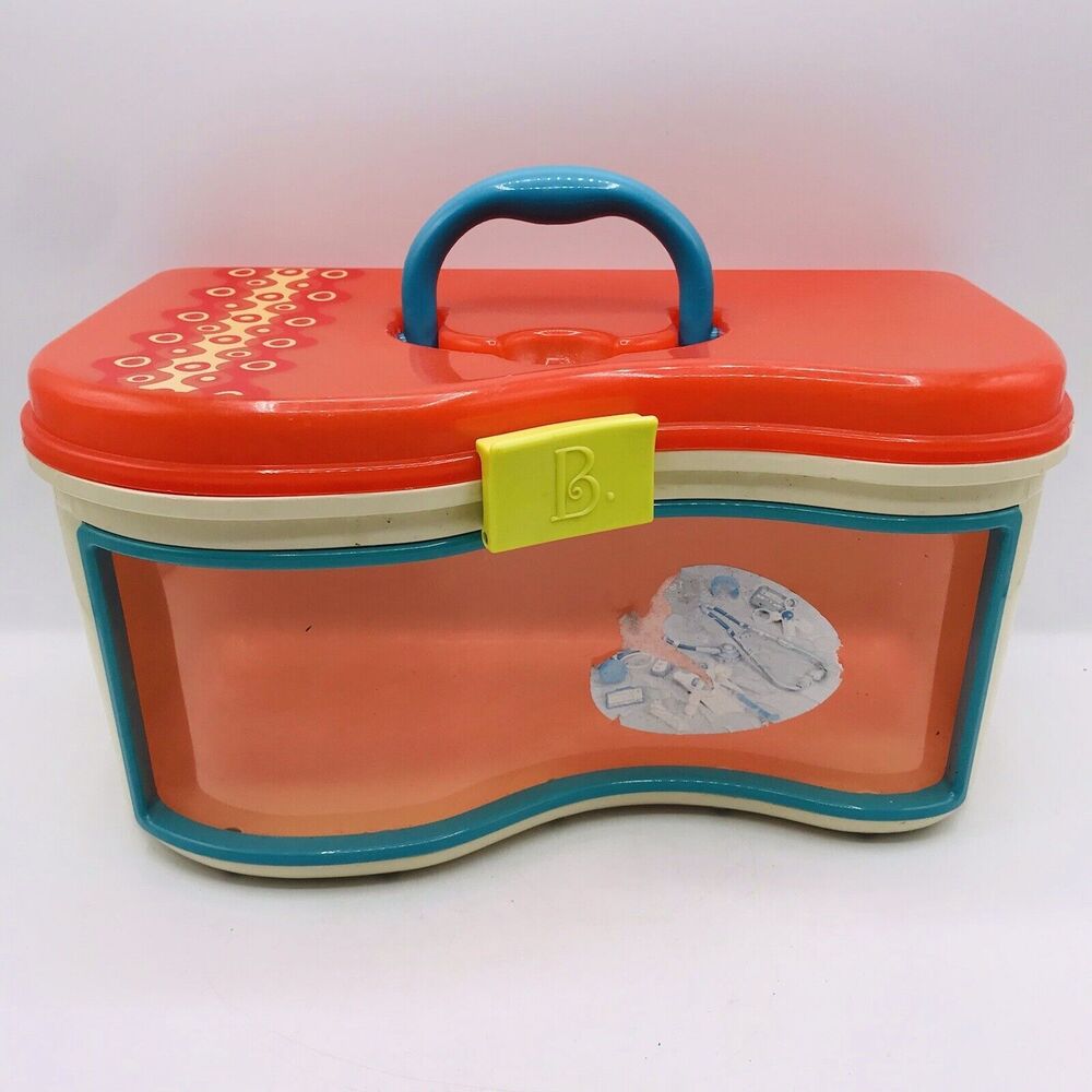 Vintage Wee MD CASE ONLY! for Doctor Playset for Kids! B. Toys 13x 8x7 inches